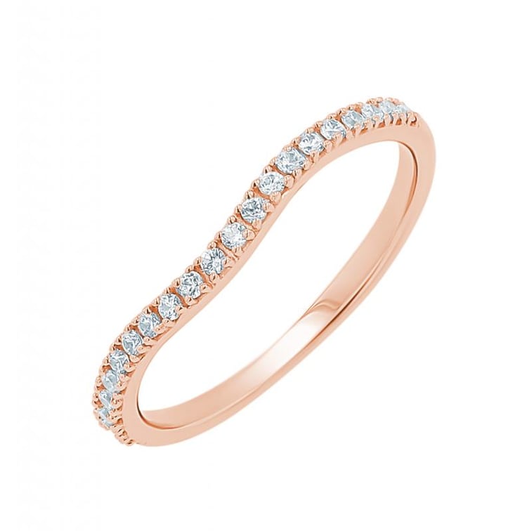 Atypická obrúčka s diamantmi 155424