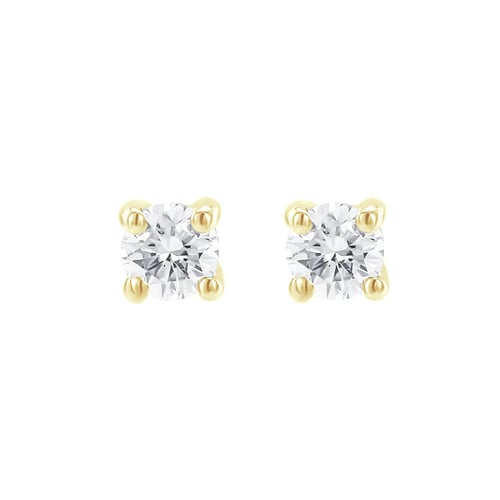 Napichovacie náušnice s 0.12ct diamantmi Aquene