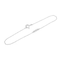 Minimalistický náramok s tromi diamantmi Deepa