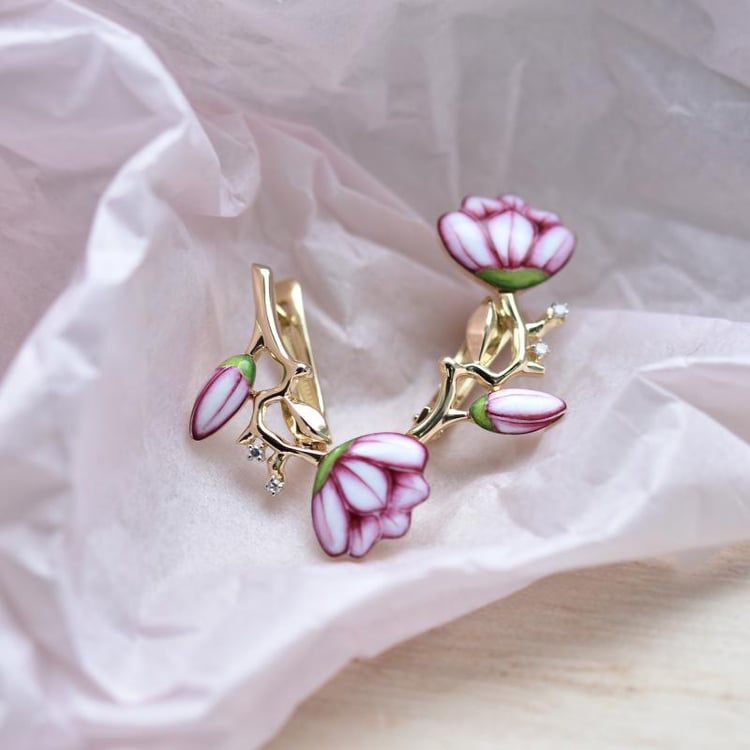 Zlaté náušnice 43367