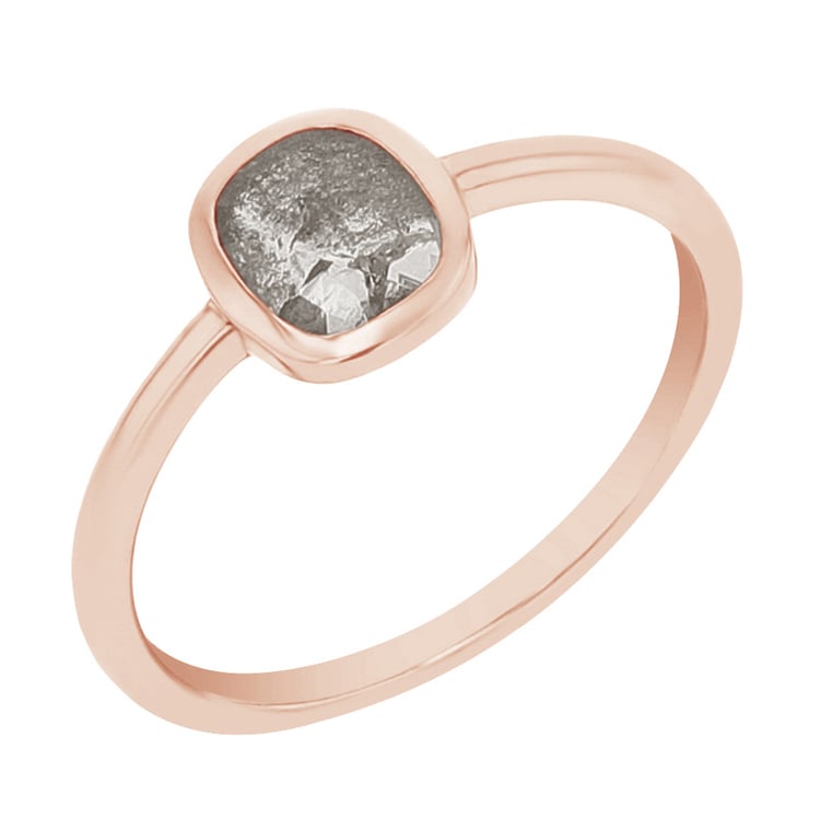 Prsteň s emerald salt and pepper diamantom Griff