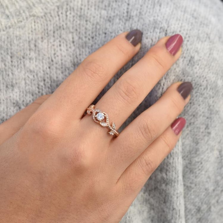 Zásnubný vintage prsteň 16560