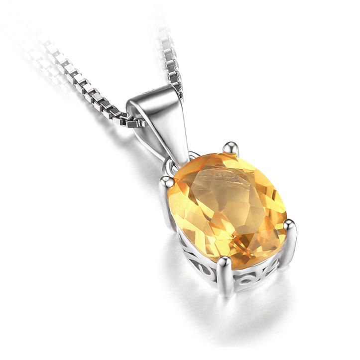 Náušnice s citrínmi 14909