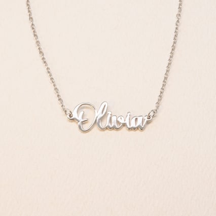 Strieborný náramok s menom Rebeca