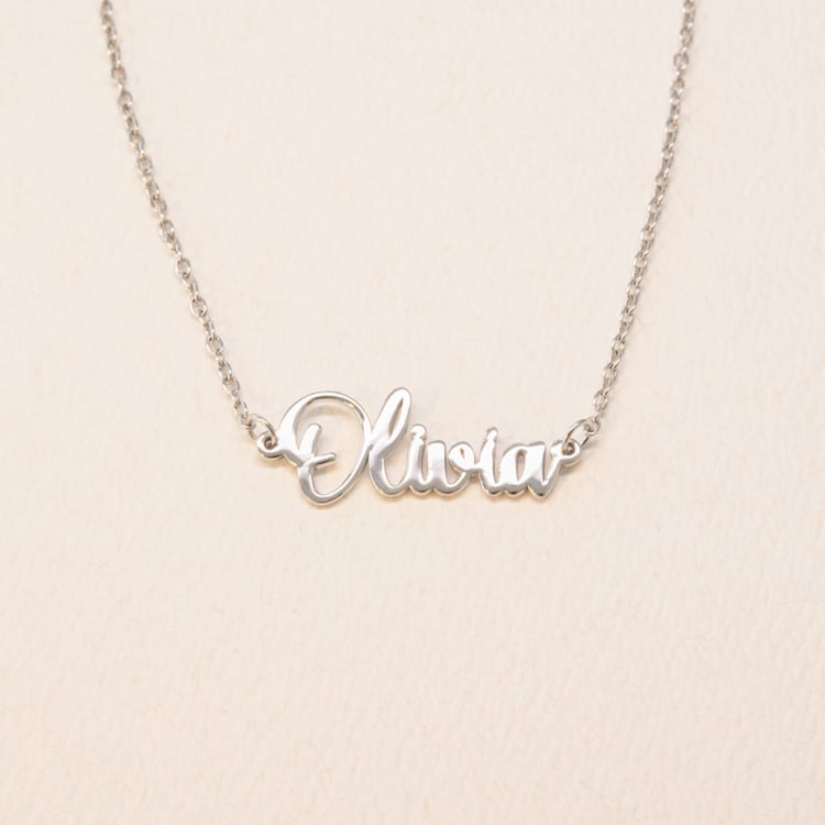 Strieborný náramok s menom Rebeca 100940