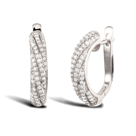 Strieborné náušnice