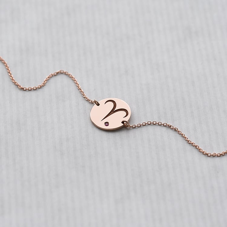 Zlatý rubínový náramok 73162