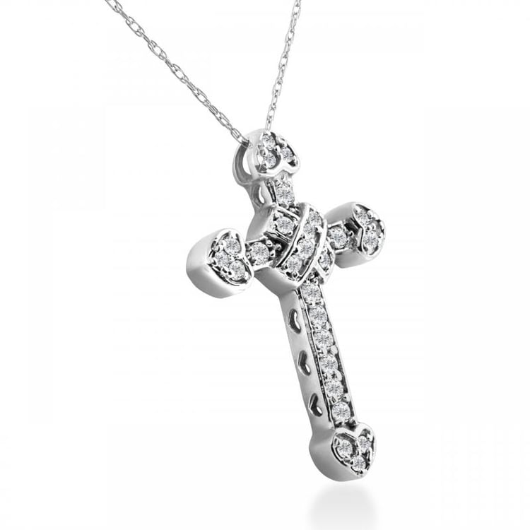 Diamantový prívesok v tvare kríža Azorah 6406
