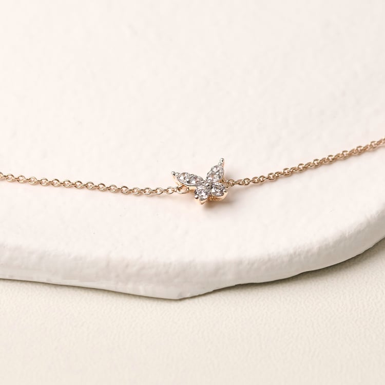 vRetiazkový náramok s motýľmi z lab-grown diamantov Nagendra 165431