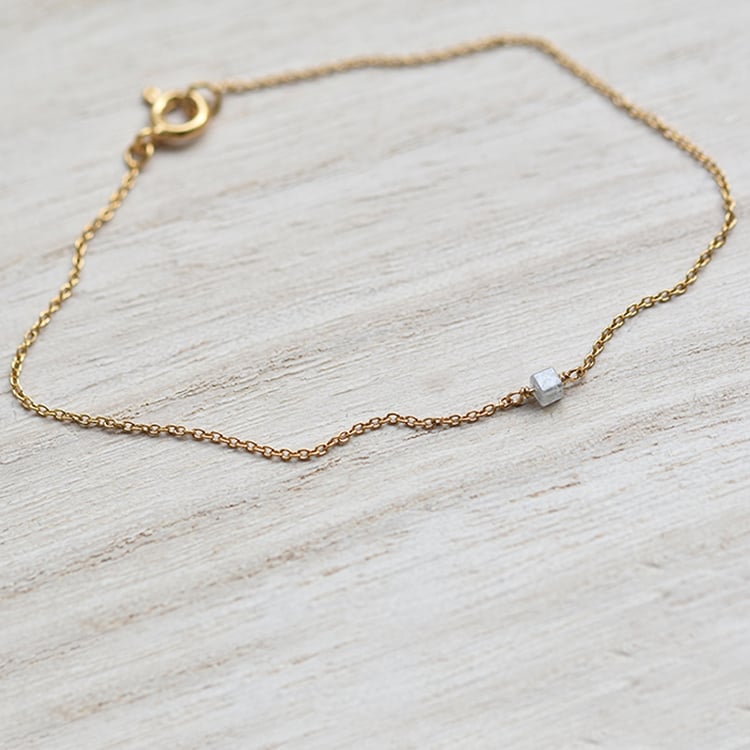 Diamantový náramok s kockou 42203