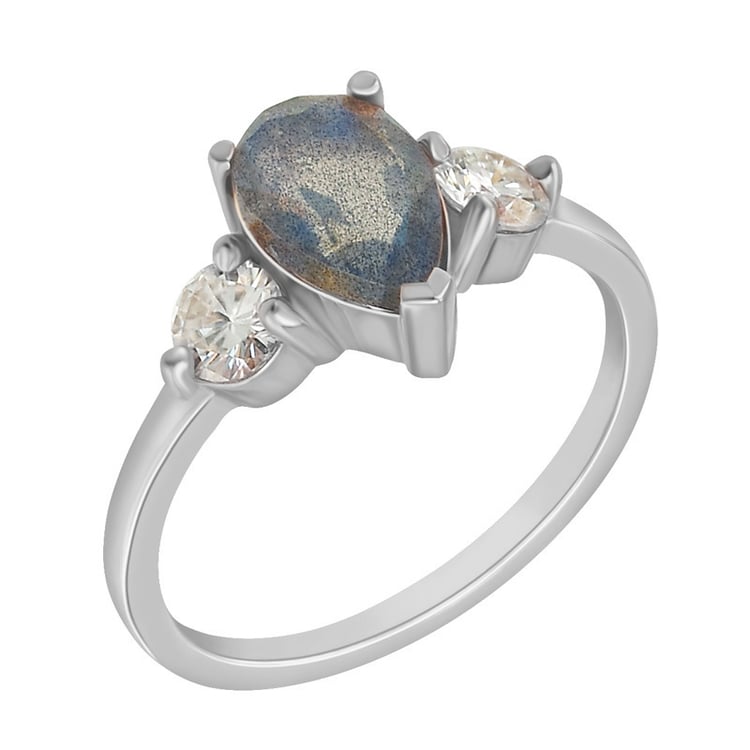 Prsteň s moissanitu