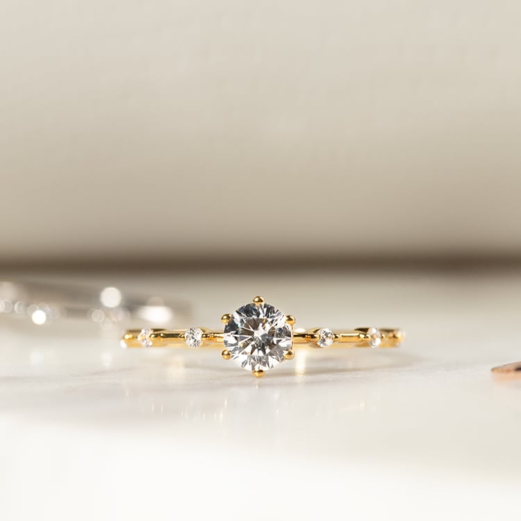 Zásnubný prsteň s lab-grown diamantmi Jelena 134108