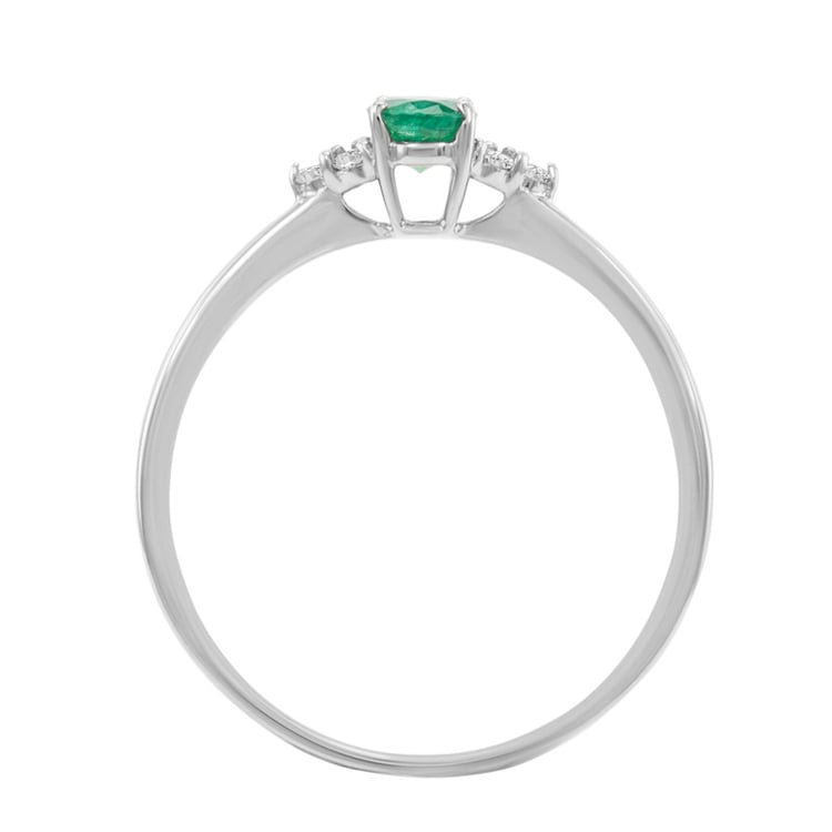 Prsteň z bieleho zlata 28099