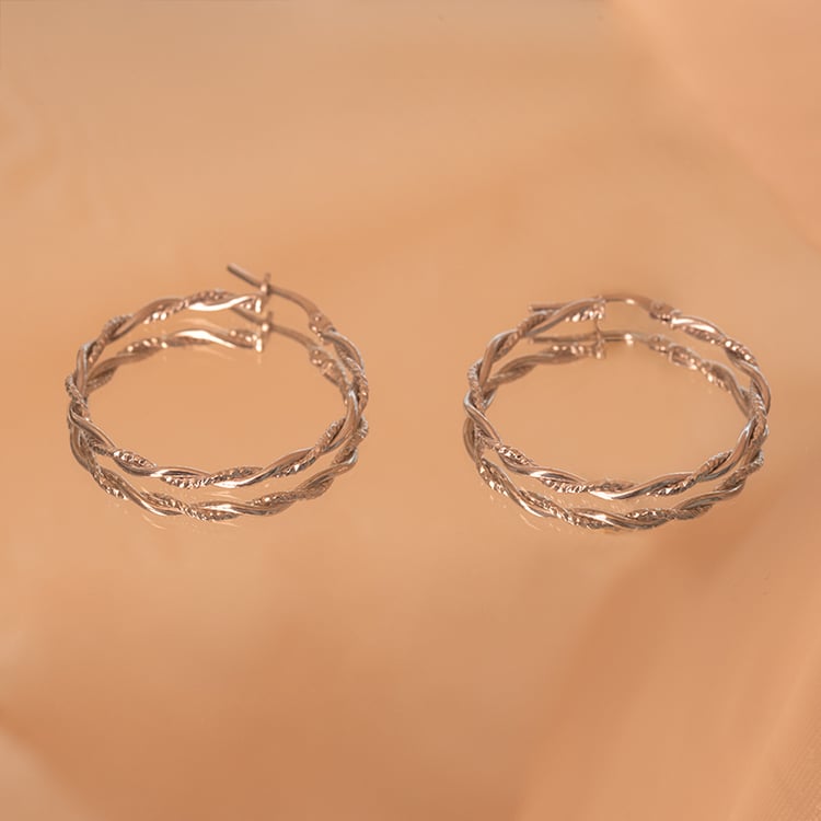 Kruhové náušnice zo striebra Shaylyn 99138