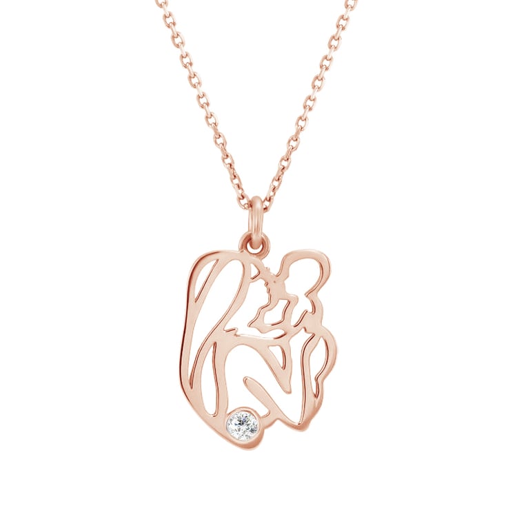 Prívesok z pozlateného striebra 83738