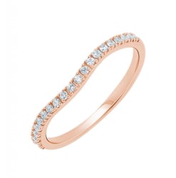 Atypický prsteň s lab-grown diamantmi Nydia