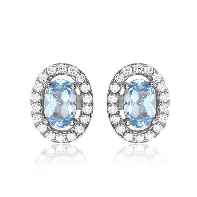 Topásové náušnice