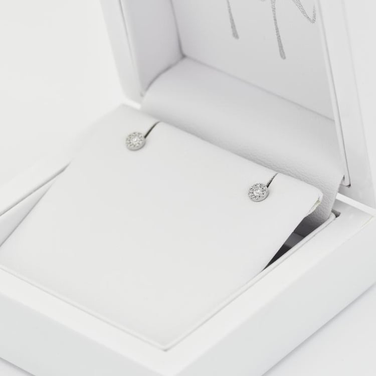 Náušnice s diamantmi 15332