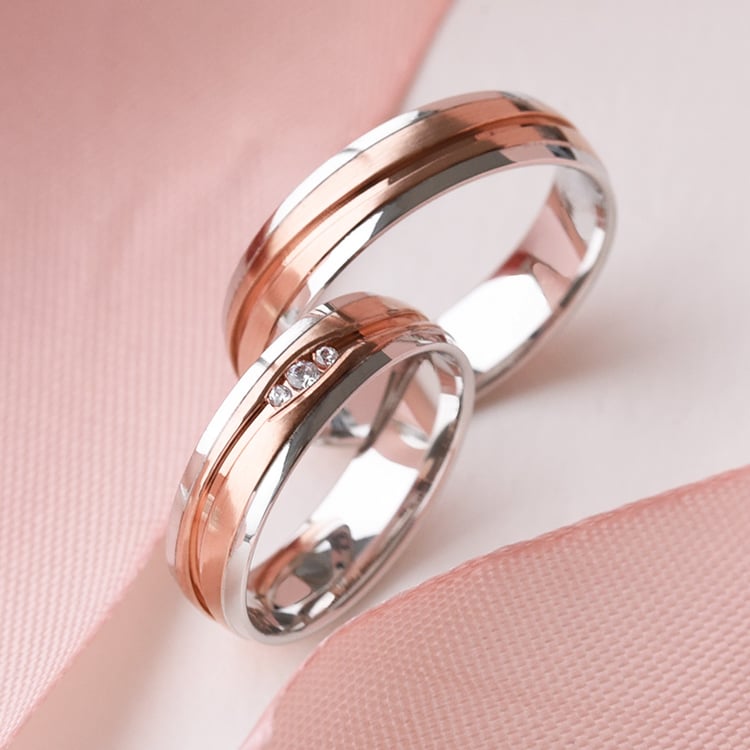 Decentné snubné prstene zo zlata 77283