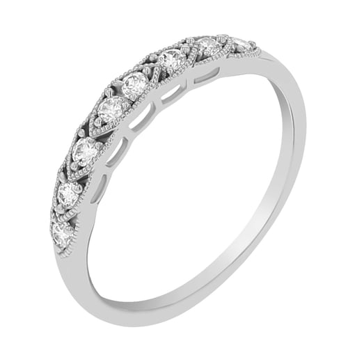 Elegantný eternity prsteň s diamantmi Dustin