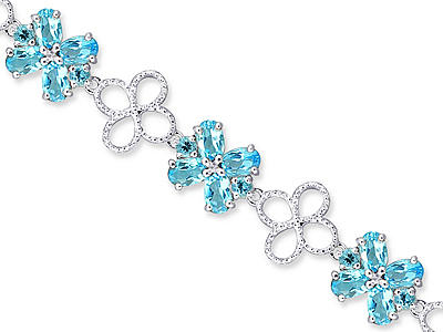 Topásový strieborný náramok Matarka 3394