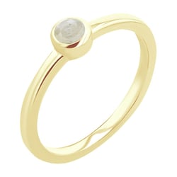 Minimalistický prsteň so salt and pepper diamantom Kathleen