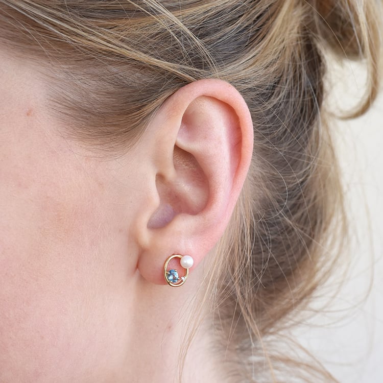 Kolekcia šperkov s perlami, švajčiarskymi topásmi a diamantmi Grace 103567