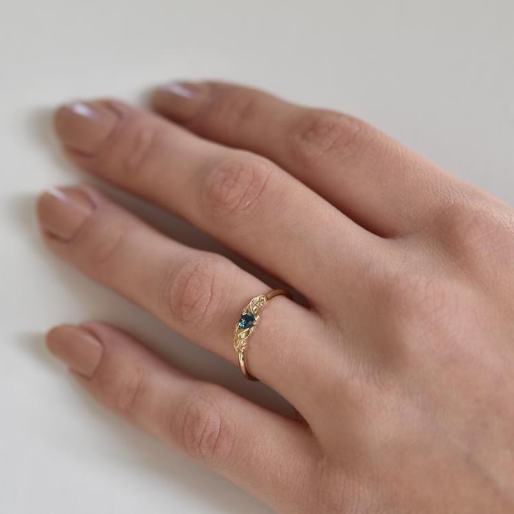 Prsteň s topásom 35067