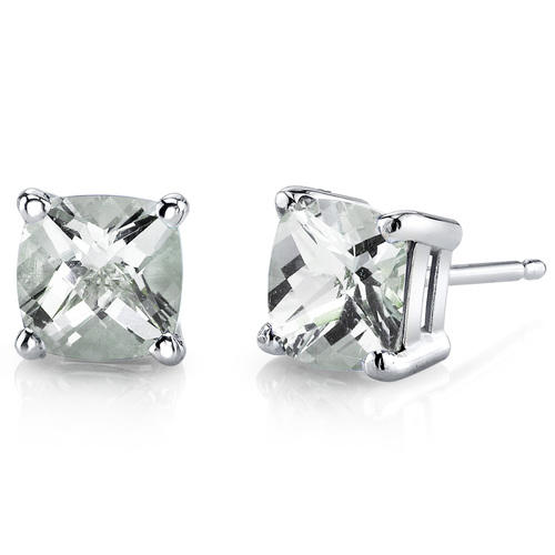 Ametystové zlaté náušnice