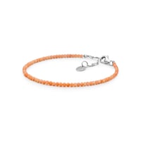 Detský strieborný náramok s korálmi Kimu