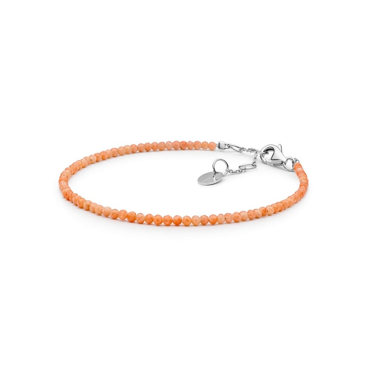 Detský strieborný náramok s korálmi Kimu