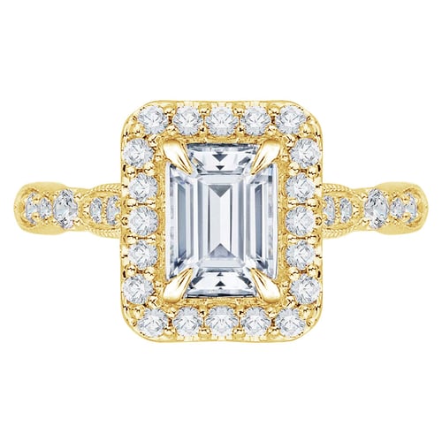 Zásnubný prsteň s emerald diamantom Beulah