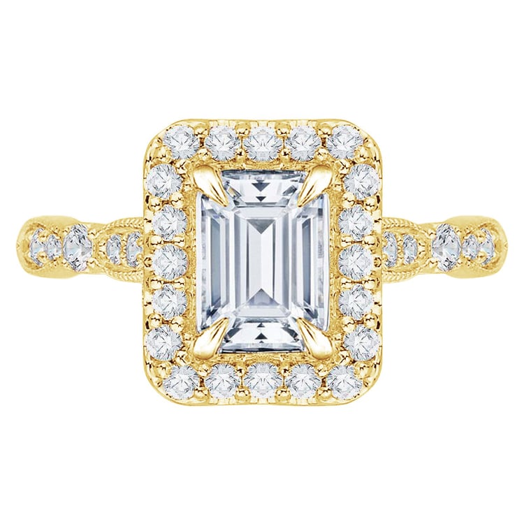 Zásnubný prsteň s diamantmi zo zlata 74280