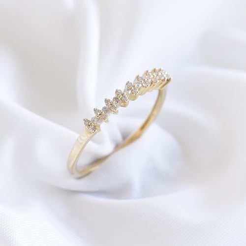 Romantický eternity prsteň s lab-grown diamantmi Betsy