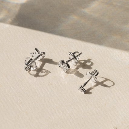 Náušnice s lab-grown diamantmi Ciera