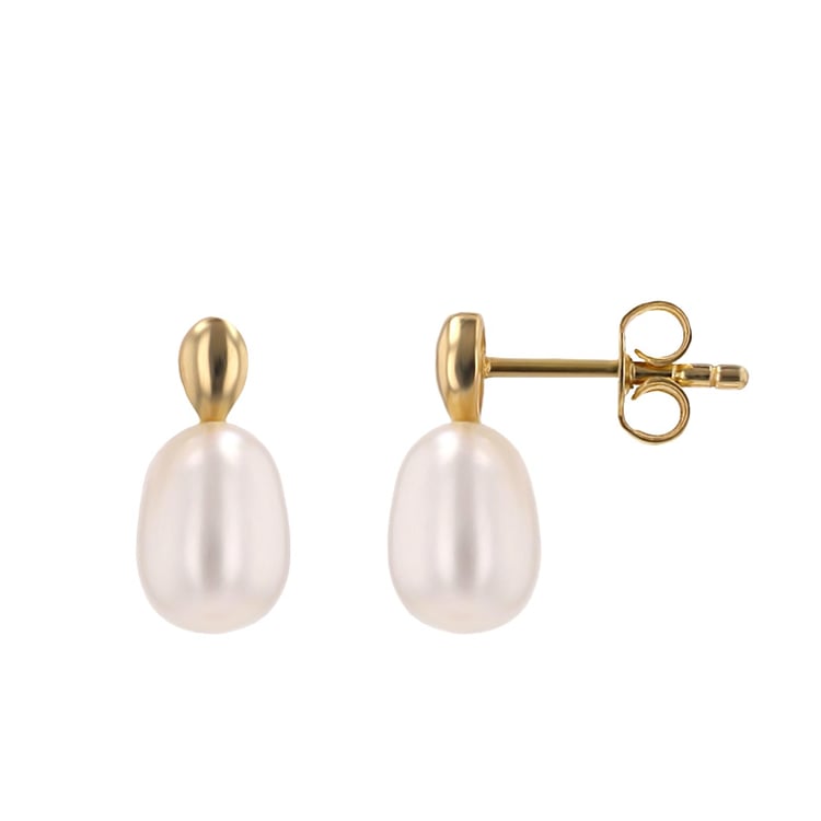 Zlaté perlové náušnice 161242