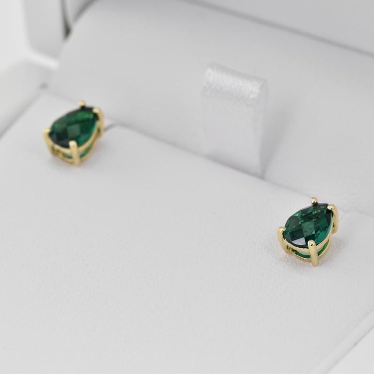 Náušnice so smaragdmi 30414