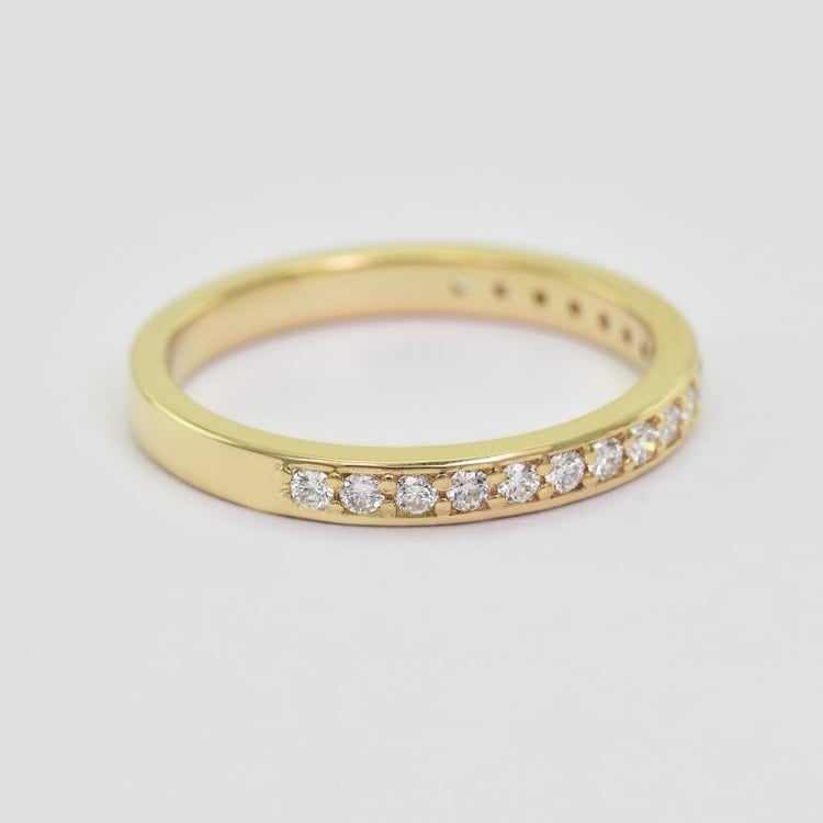 Diamantový zlatý prsteň 23687