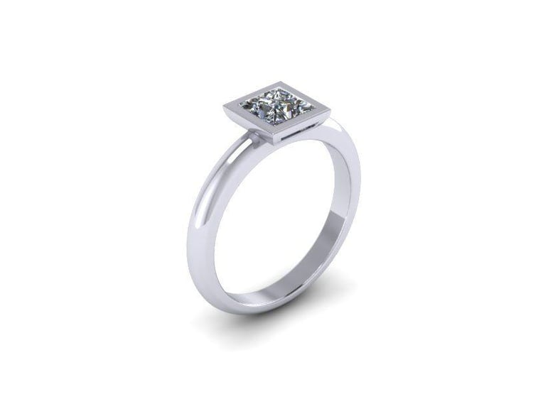 Diamantový prsteň zo zlata Joscha 6737