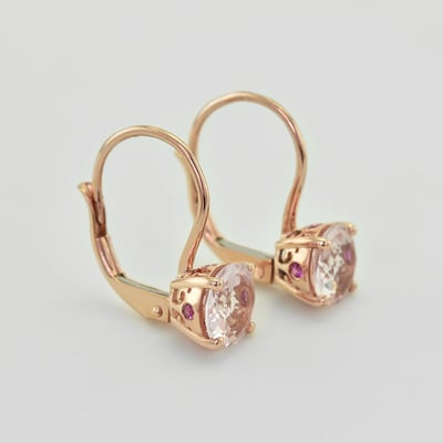 Morganitové náušnice