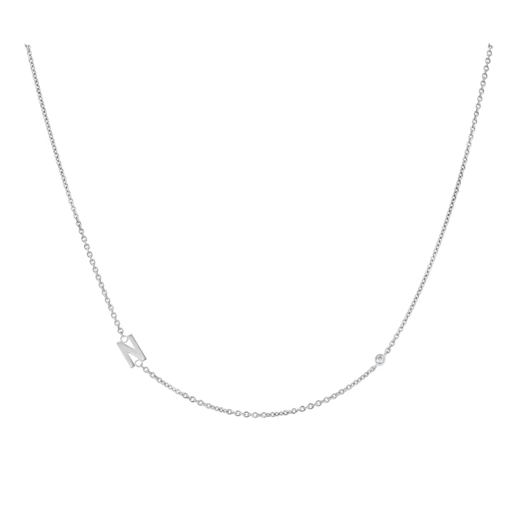 Náhrdelník s písmenom vašej voľby a lab-grown diamantom Lupe 145476