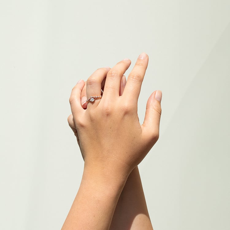 Vykrojený eternity prsteň s diamantmi Donnie 142467