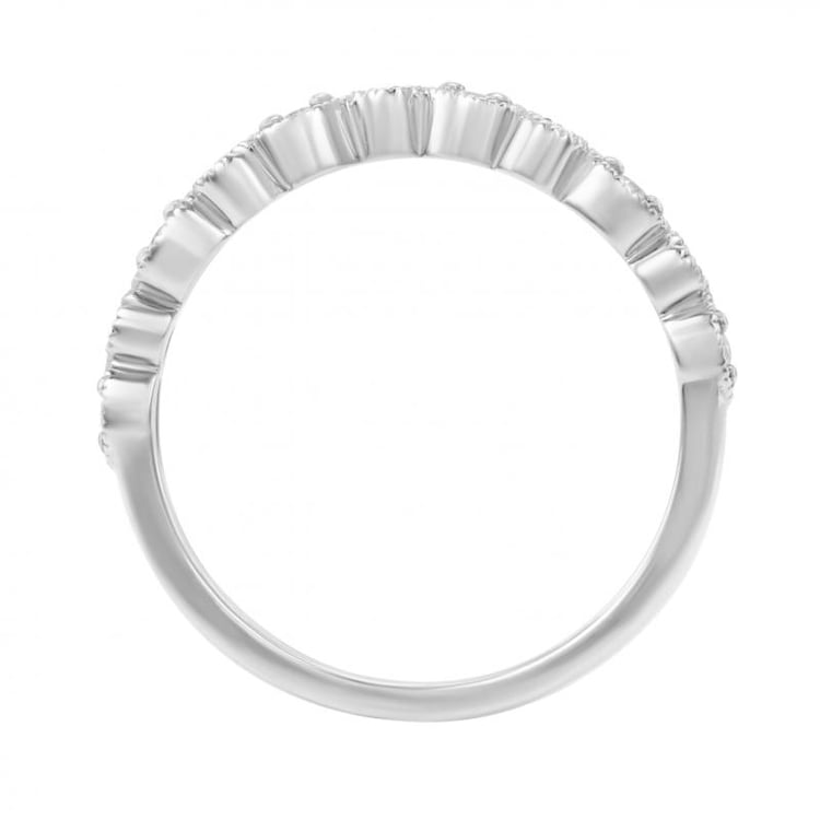 Diamantový svadobný prsteň 24457