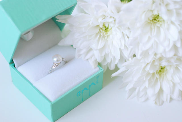 Perlový prsteň 6937