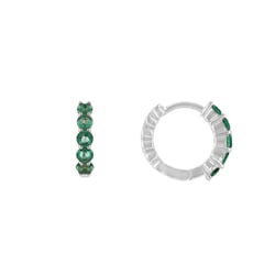 Jemné náušnice so smaragdmi Laios