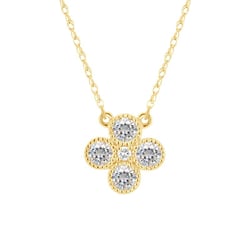 Moissanitový náhrdelník s diamantom Emely