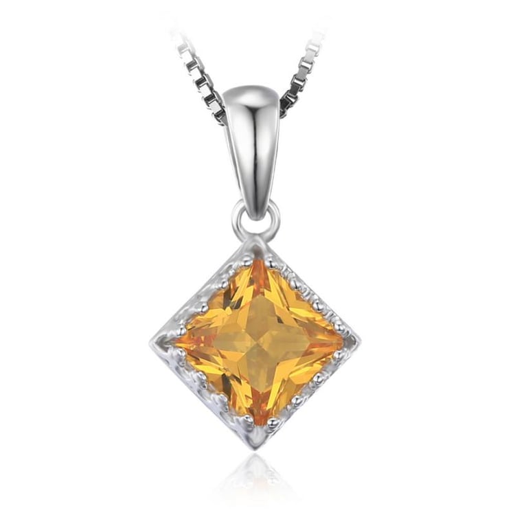 Strieborný náhrdelník s princess zafírom Raul