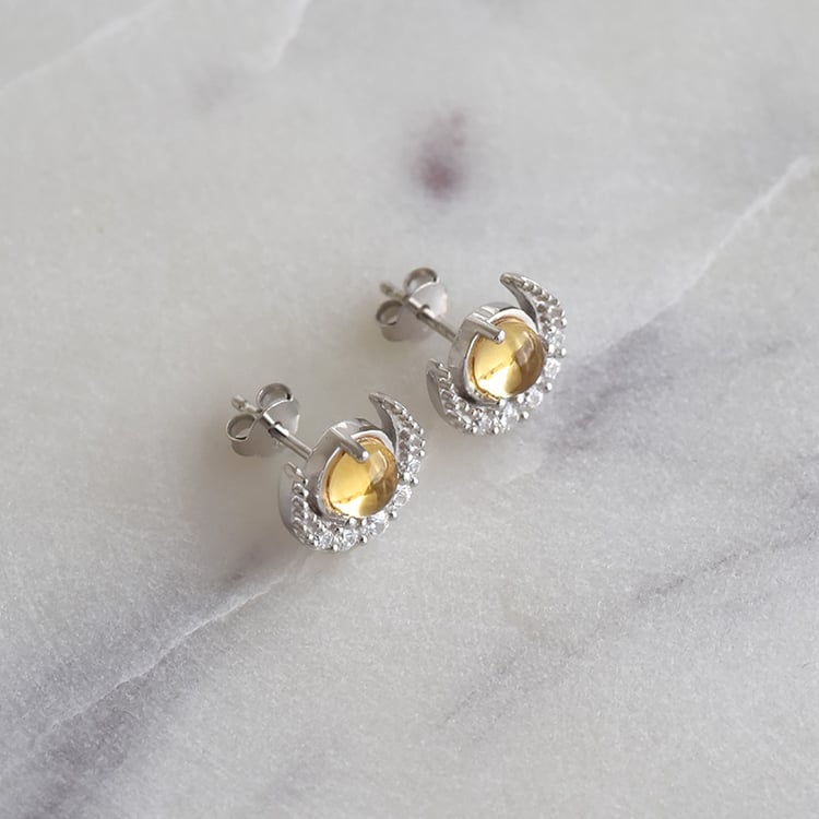 Citrínové náušnice 86204