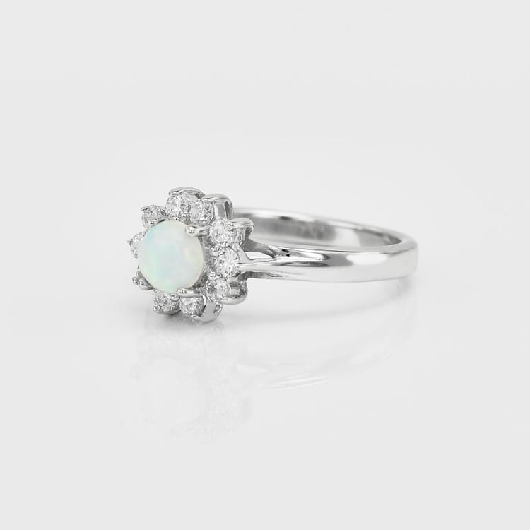 Prsteň zo striebra 17338