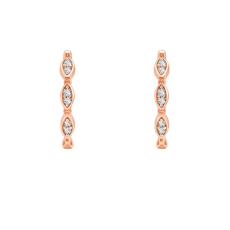 Náušnice s diamantmi 40686